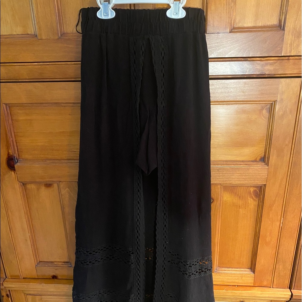 No Boundaries - Long black skirt w/ shorts. $15